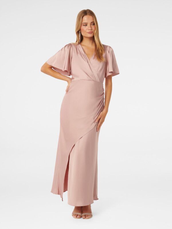 Chelsea Flutter Sleeve Satin M