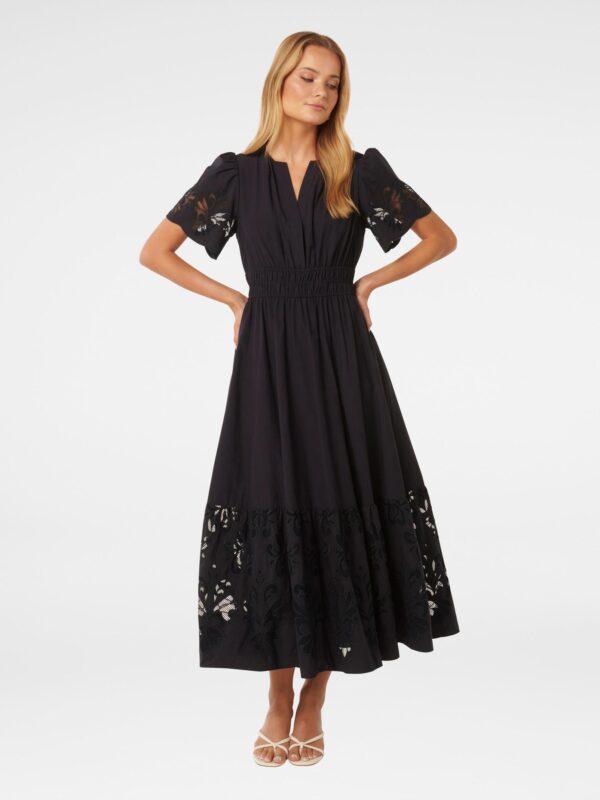 Eleanor Cutwork Maxi Dress