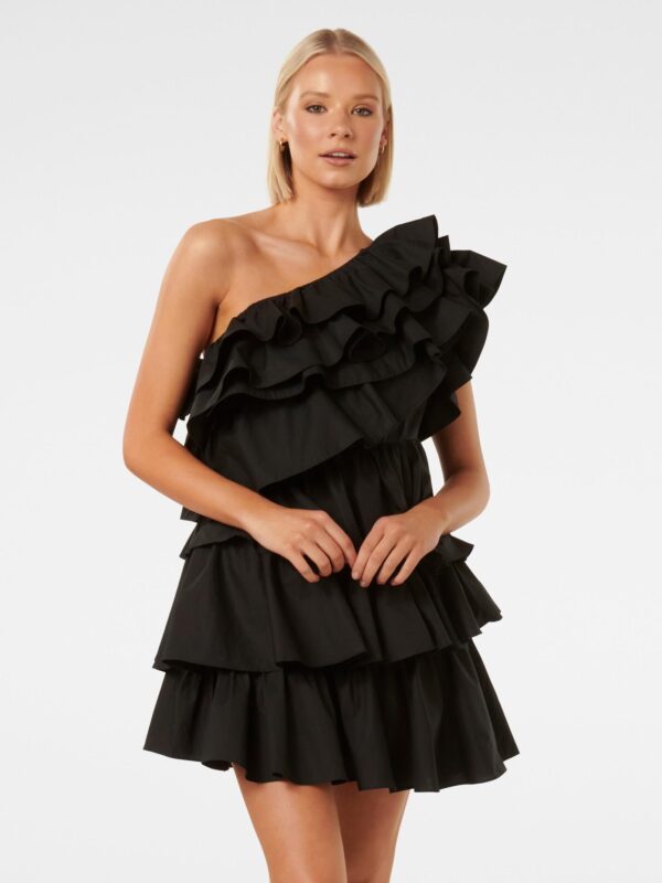 Hailey Cotton One Shoulder Min