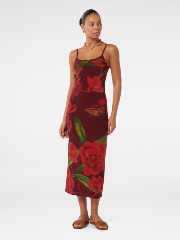 Halle Mesh Slip Dress
