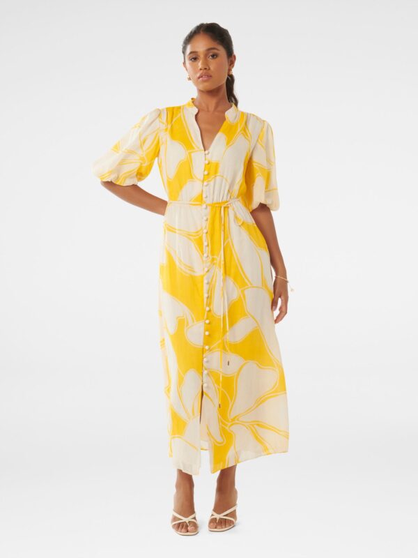 Loren Petite Puff Sleeve Midi
