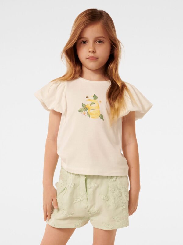 Sunny Lemon Drop Girls Tee Top