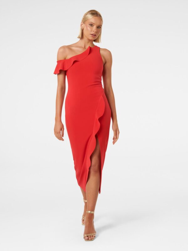 Tyra One Shoulder Ruffle Bodyc